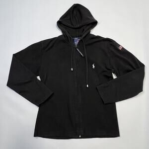 Polo Sport Ralph Lauren Hoodie Kids XL 10-12 y Full Zip Sweatshirt American Flag